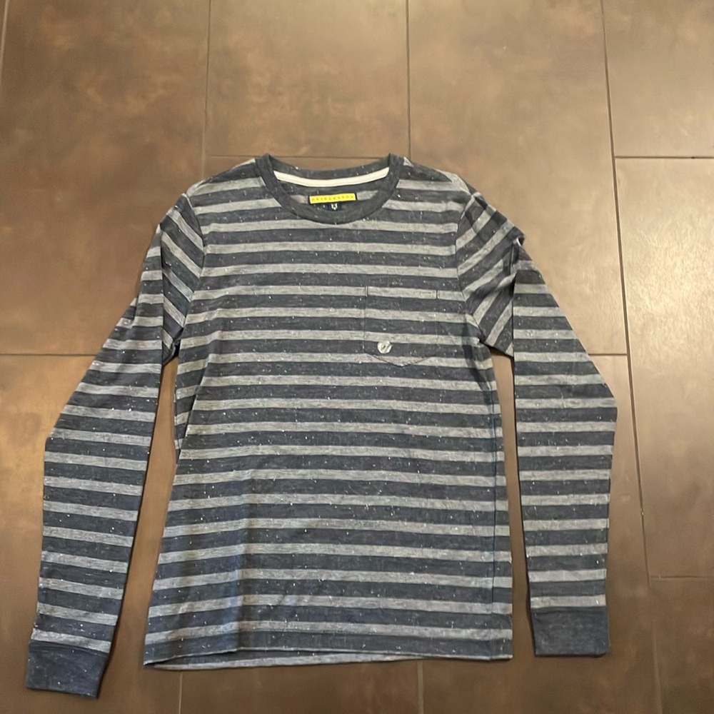 Prince & Fox long sleeve strip shirt size S